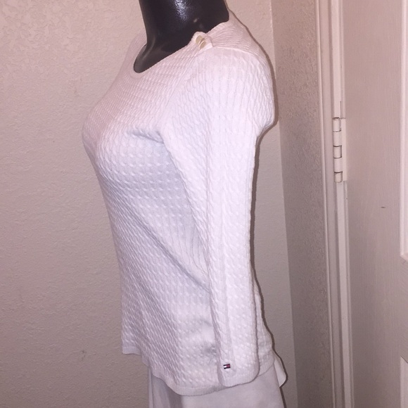 Tommy Hilfiger Classic Wool Cable Sweater - Picture 5 of 6